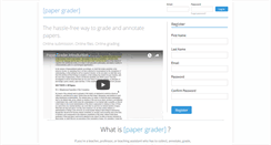 Desktop Screenshot of papergrader.org